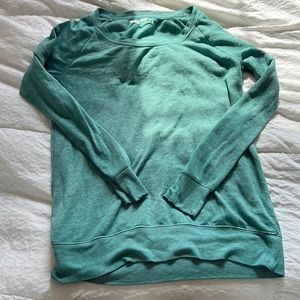 Green lightweight sweatshirt